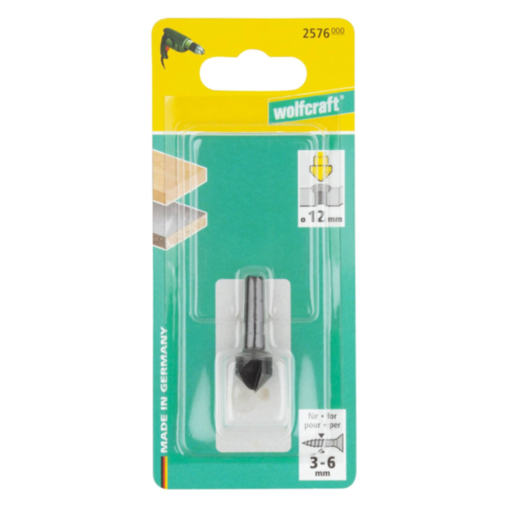 Fraisoir Ø 12 - WOLFCRAFT