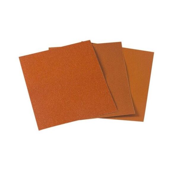 Feuille abrasive papier corindon grain 60 230x280mm WOLFCRAFT