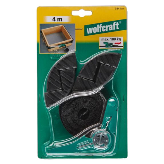 Sangle à cliquet avec 4 équerres 4m