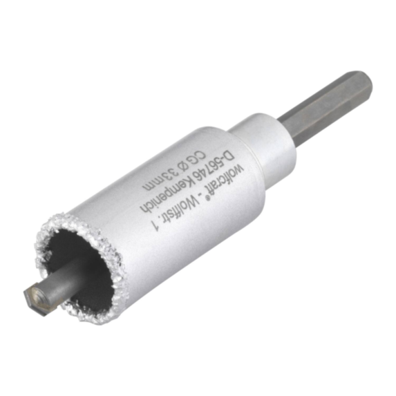 Trépans maçonnerie traversants et prêts à l'emploi ø 33mm - WOLFCRAFT