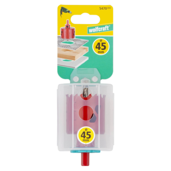 Trépan P&P multimatériaux BIM P40 Ø45 - WOLFCRAFT