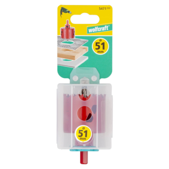 Trépan P&P multimatériaux BIM P40 Ø51 - WOLFCRAFT