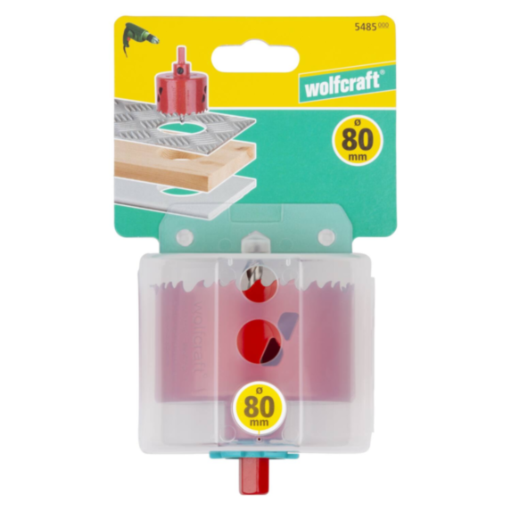 Trépans multimatériaux bim prêts à l'emploi diamètre Ø 80 mm - WOLFCRAFT