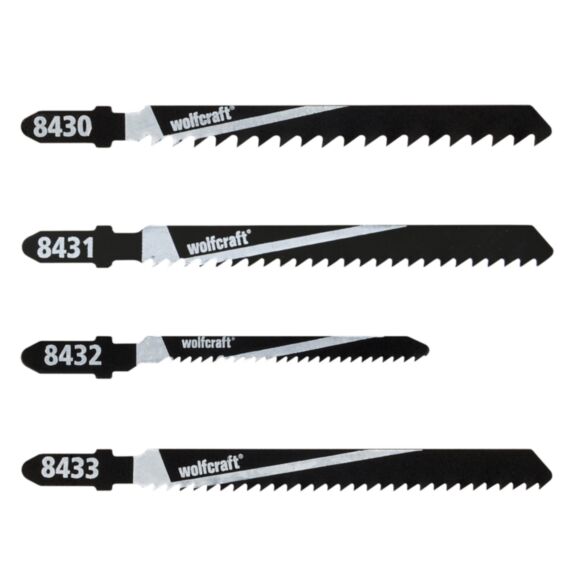 Lot 10 lames de scie sauteuse - WOLFCRAFT
