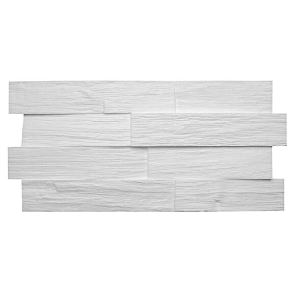 Parement Décoratif Wood 50x23,5cm Blanc