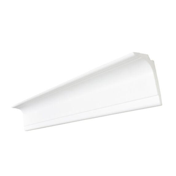 Moulure ruban led Saskia polystyrène 2 m blanc - DECOSA