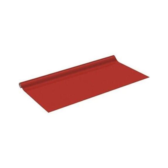 Adhésif décoratif Uni brillant rouge 2mX0.45m