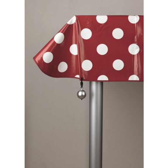 Lest de maintien nappe Rond argent x4