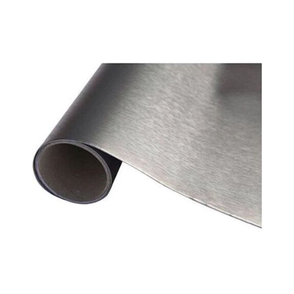 Adhésif décoratif métal Platino acier 1.5mX0.45m