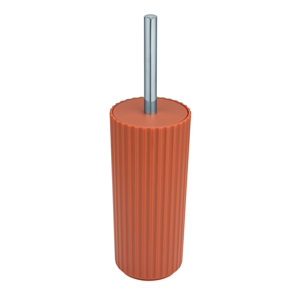 Brosse WC Minas polypropylène terracotte - ALLSTAR