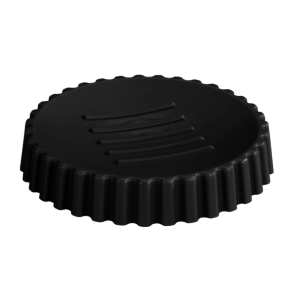 Porte-savon Minas plastique noir - ALLSTAR