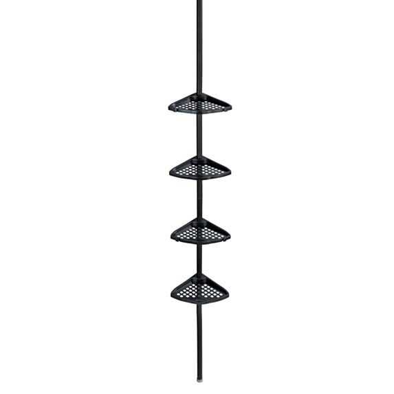Étagère télescopique Allstar Opal noir x4 niveaux - WENKO