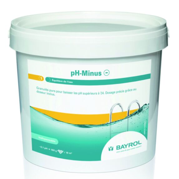 Granulés purs pH-Minus traitement piscine 6kg - BAYROL