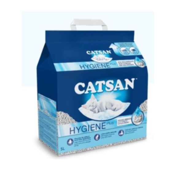 Litière végétale chat hygiène Plus 10 L - CATSAN