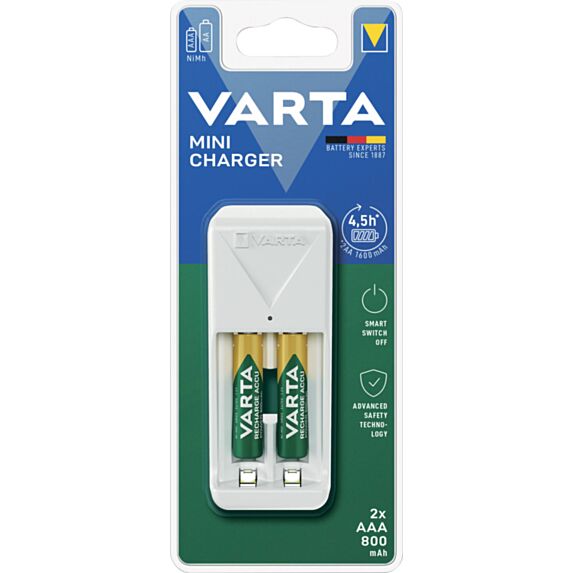 Chargeur 4,5h AAA/AA + 2x AAA 800mAh - VARTA