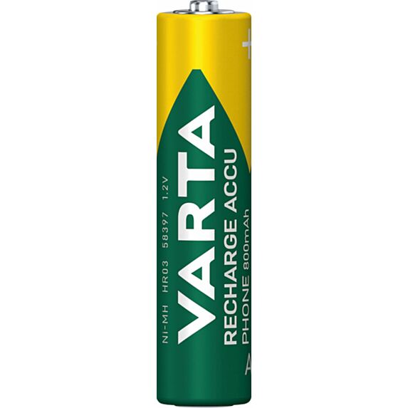 Accu téléphone AAA/HR03 800mAh - VARTA