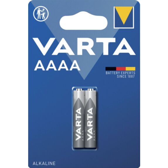 2 piles alcaline Longlife Power AAAA - VARTA