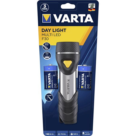 Torche multi led 17612 D, 2 piles inclus - VARTA