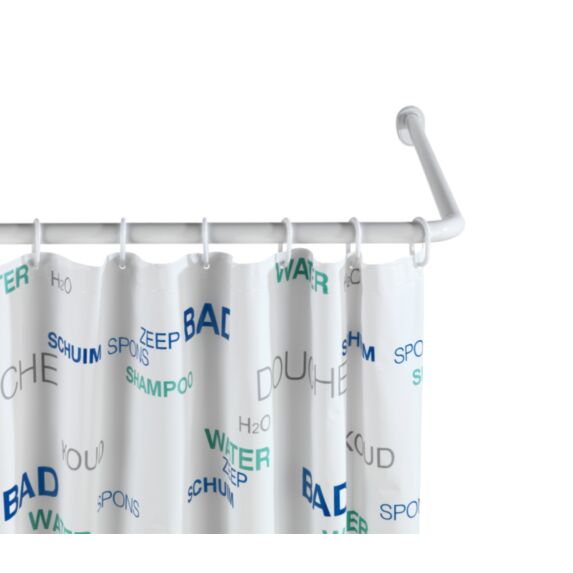 Barre d'angle 25 mm universelle blanche