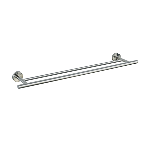 Porte-serviettes Duo Bosio inox mat - WENKO