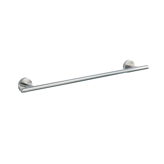 Porte-serviettes 1 barre fixe Bosio inox chromé mat - WENKO