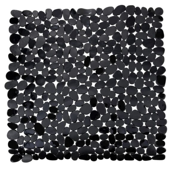 Tapis antidérapant pour douche paradise noir 54x54 cm