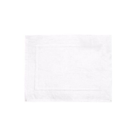 Tapis de bain coton Paradise 50x70cm très absorbant blanc - WENKO