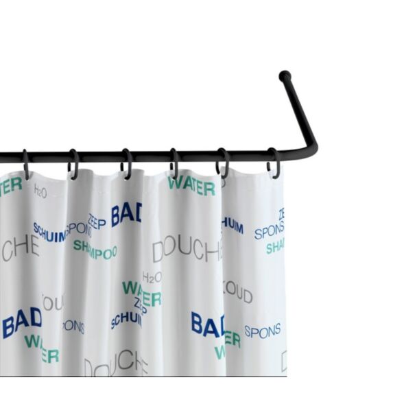 Barre d'angle 20 mm universelle noir