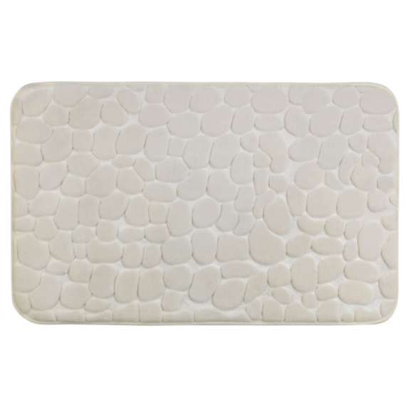 Tapis de bain Memory Foam 50x80cm Pebbles beige - WENKO