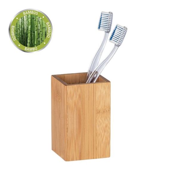 Gobelet brosse à dents Padua bambou - WENKO