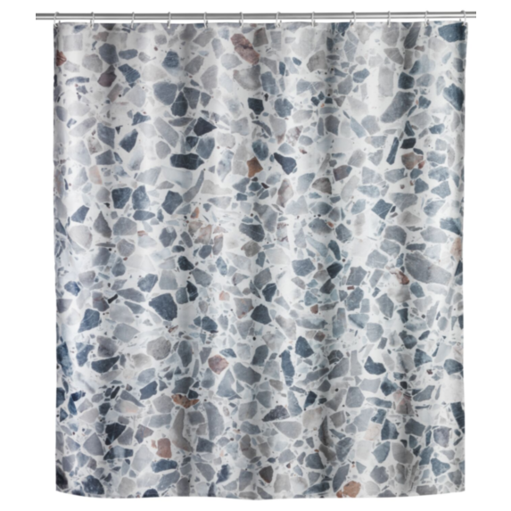 Rideau de douche 180x200cm Terrazzo - WENKO
