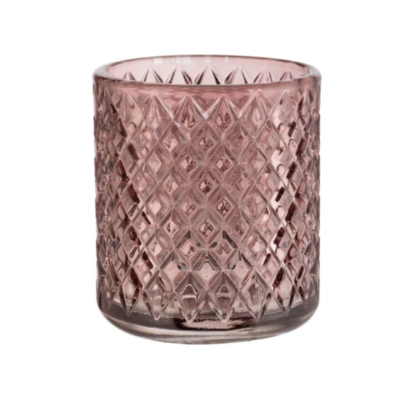Gobelet Atessa verre vieux rose - WENKO