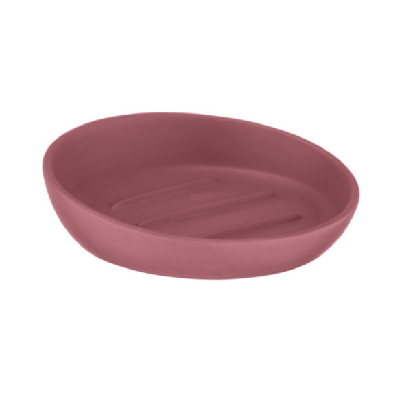 Porte savon Badi céramique vieux rose