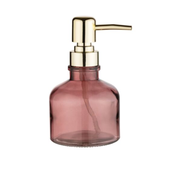 Distributeur de savon Atessa verre vieux rose - WENKO