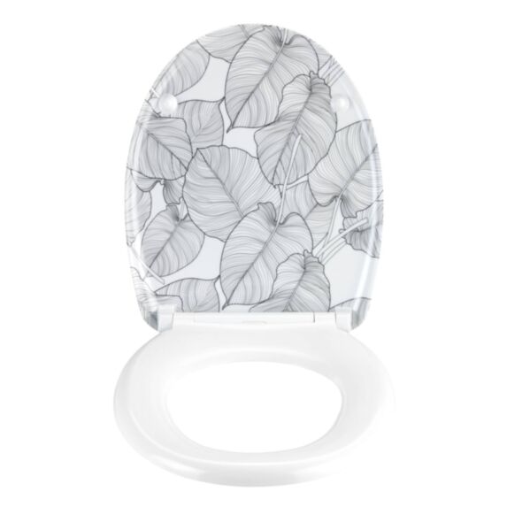 Abattant WC Samoa frein de chute duroplast multicolore 38x45cm