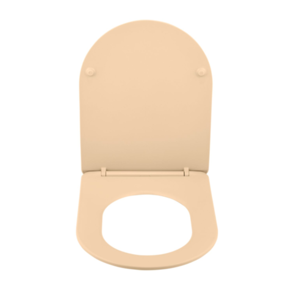 Abattant Galati beige mat Duroplast - WENKO