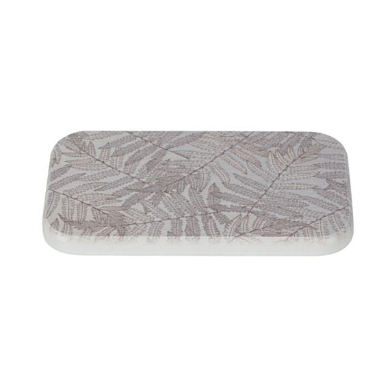 Porte savon Dafni terre diatomée 13x8cm gris - WENKO