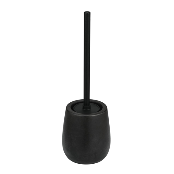 Brosse WC Nerno céramique/acier inox noir