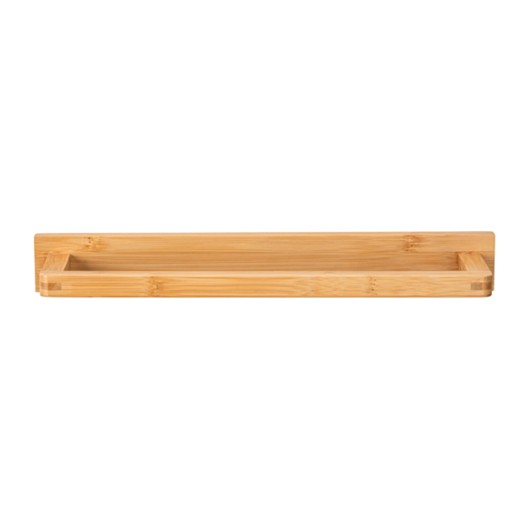 Porte-serviettes adhésif Inbara bambou 30cm - WENKO