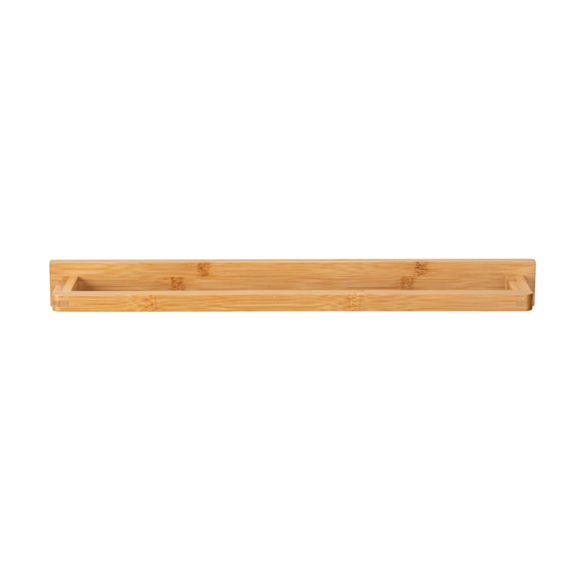 Porte-serviettes adhésif Inbara bambou 40cm - WENKO