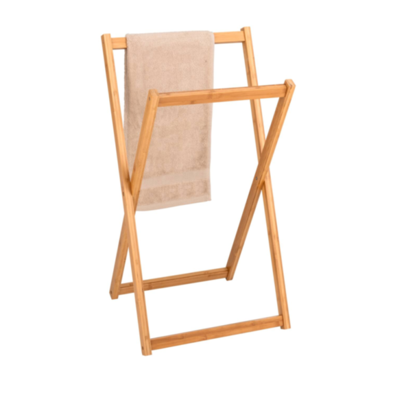 Porte-serviettes Bambusa repliable bambou naturel