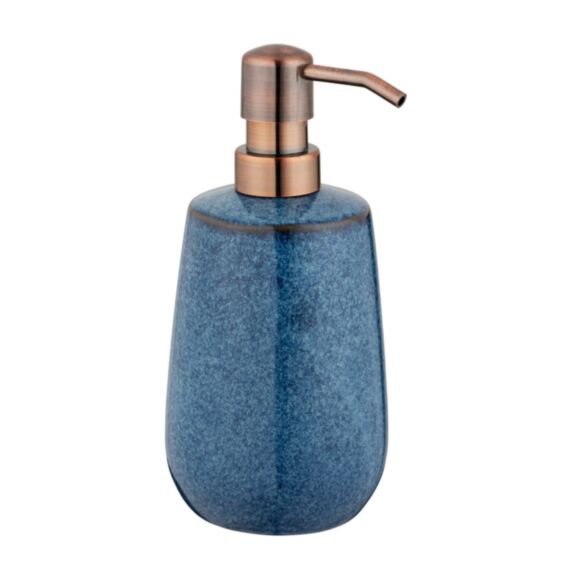 Distributeur de savon Sirmione céramique bleu - WENKO