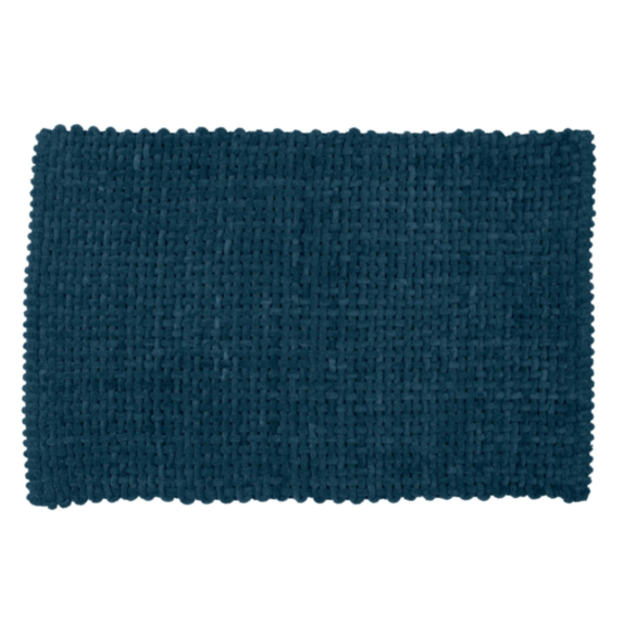 Tapis de bain Covelo  bleu foncé 50x80cm - WENKO