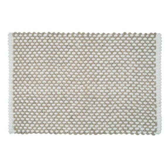 Tapis de bain Covelo 50x80 blanc-beige - WENKO