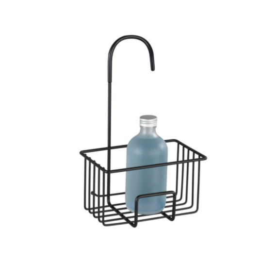 Serviteur douche suspendu Milito noir 1 niveau - WENKO