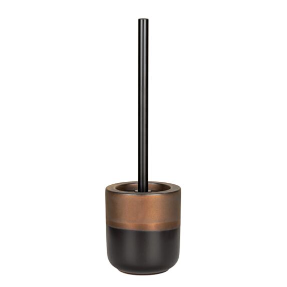 Brosse WC Enego céramique noir mat bronze - WENKO