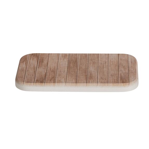 Porte savon Argiri terre diatomée 13x8cm beige - WENKO