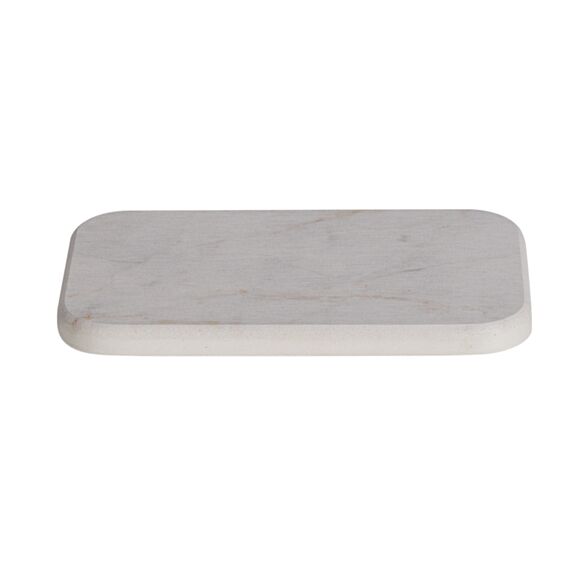 Porte savon Itamos terre diatomée 13x8cm blanc - WENKO