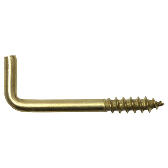 Gond à visser, 2,3 x 20 / 10, acier laitonné