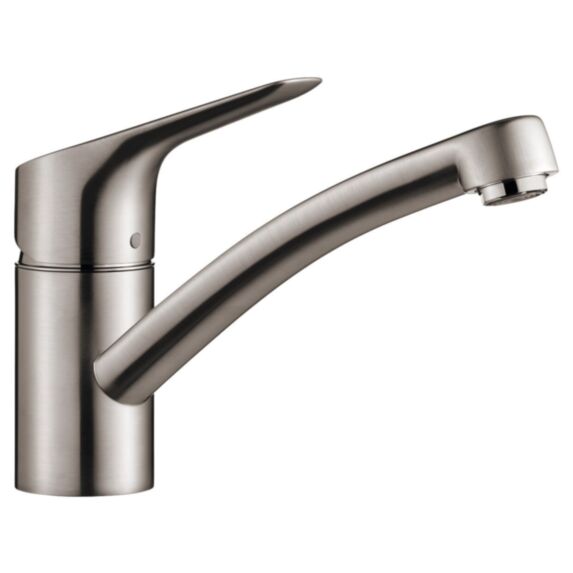 Mitigeur évier MYSPORT S - bec orientable - inox - HANSGROHE